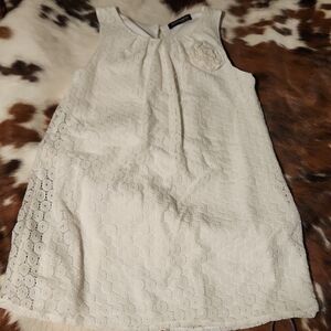 Anonymous Elegant White Lace Kids Dress